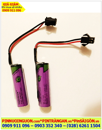 Tadiran TL-5903; Pin nuôi nguồn Tadiran TL-5903 LITHIUM 3.6v AA2400mAh (ZẮC CẮM), Made in Israel